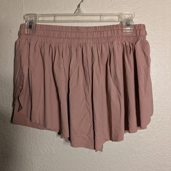 Blaosn Pink Athletic Shorts with Elastic Waistband and Drawstring Size Small - Picture 4 of 7